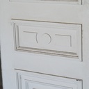 Double door in painted wood (H. 274 cm x (2 x W. 73 cm))