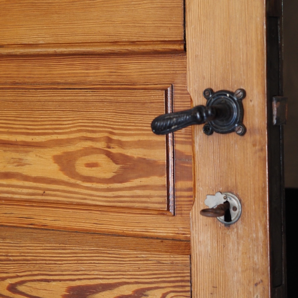 Door in solid wood (H. 239 x W. 90 cm) - Left