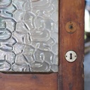Door with flemish glass panels from Ixelles City Hall (H. 269 x W. 79,5 cm) - Left