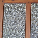 Door with flemish glass panels from Ixelles City Hall (H. 269 x W. 79,5 cm) - Left