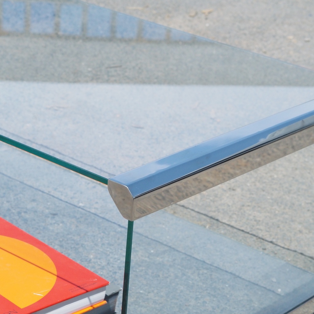 Glass coffee table by Pierangelo Gallotti for Gallotti & Radice ca. 1980