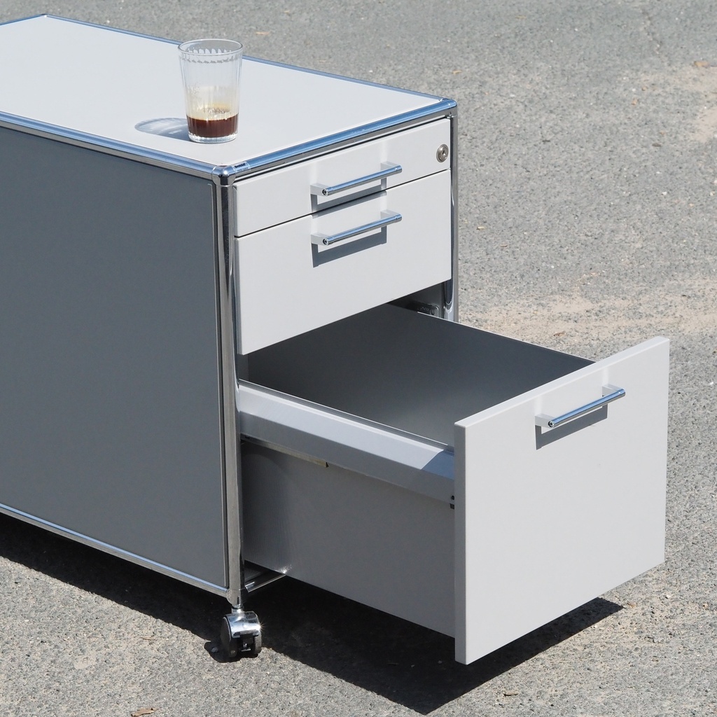 Drawer unit by Bulo in white coated melamine