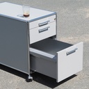 Drawer unit by Bulo in white coated melamine