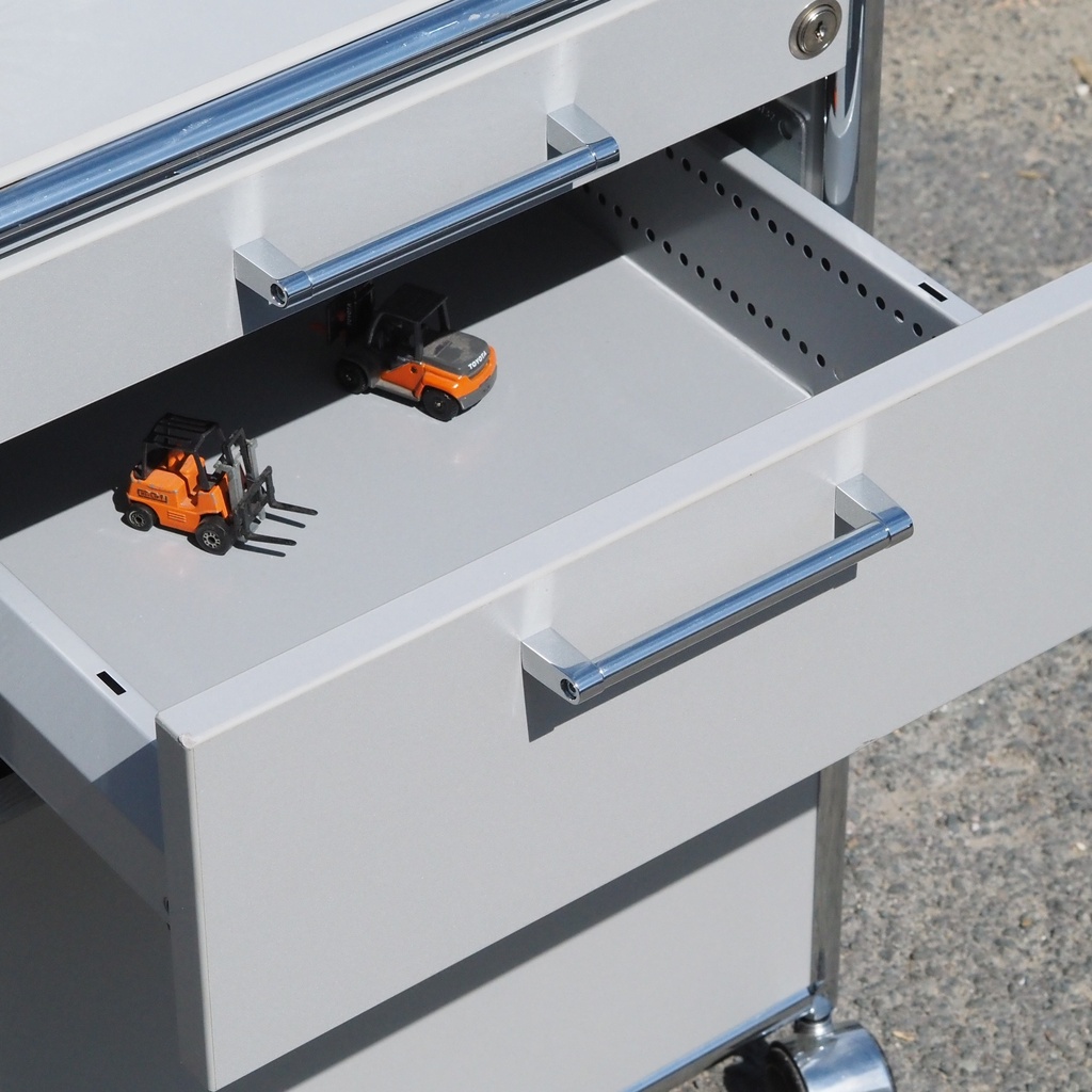 Drawer unit by Bulo in white coated melamine