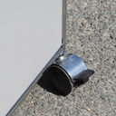 Drawer unit with key in grey lacquered steel by Bosse
