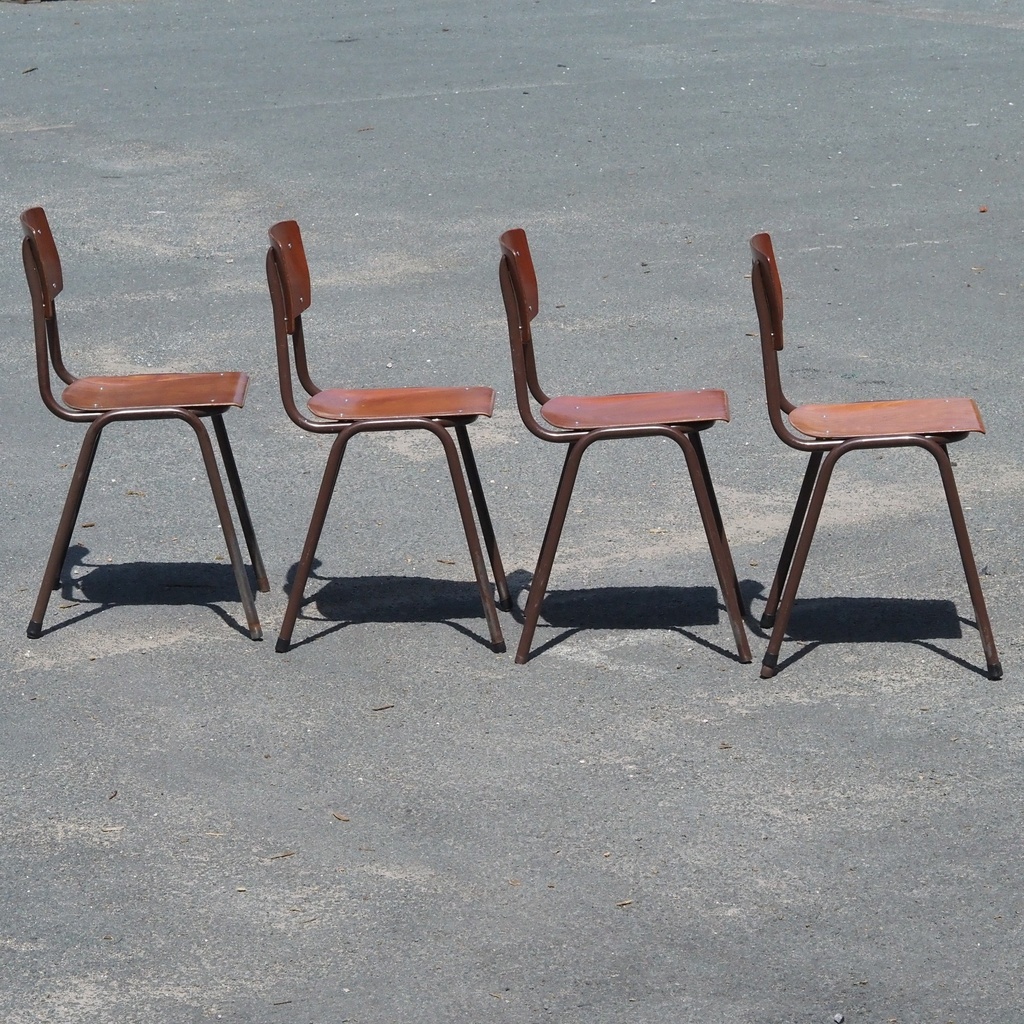 Stackable armchair 'Serie 77' by Gerd Lange for Thonet (ca. 1970)