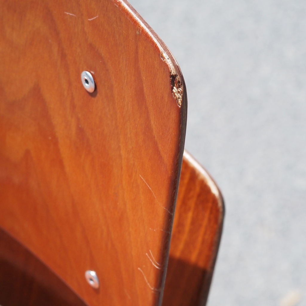 Stackable armchair 'Serie 77' by Gerd Lange for Thonet (ca. 1970)