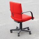 Swivel office chair 'Figura' by Mario Bellini for Vitra (ca. 1984) - Red/Green