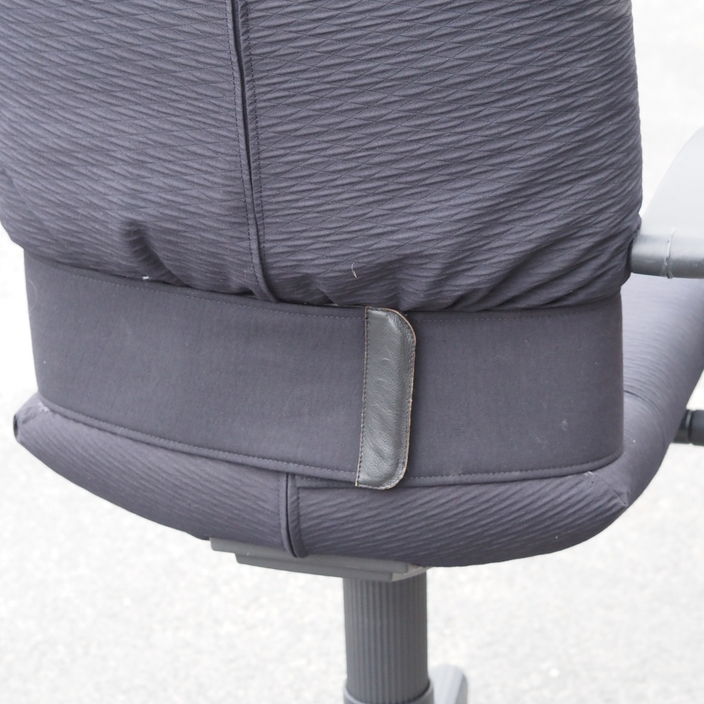 Swivel office chair 'Figura' by Mario Bellini for Vitra (ca. 1984) - Red/Green