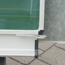 Wall mounted school chalkboard with tray (204 x 113 cm)