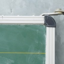 Wall mounted school chalkboard with tray (204 x 113 cm)