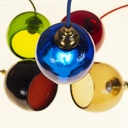 Hanging light 'Tilda' in opaline glass (various colors)