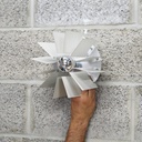 Wall/ceiling light 'Jules' in steel