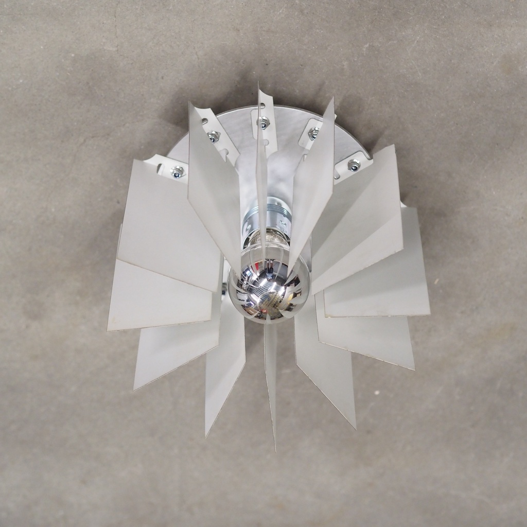 Wall/ceiling light 'Jules' in steel