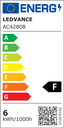 LEDinestra bulb by Osram (frosted, S14d, 6 watt/640 lm)