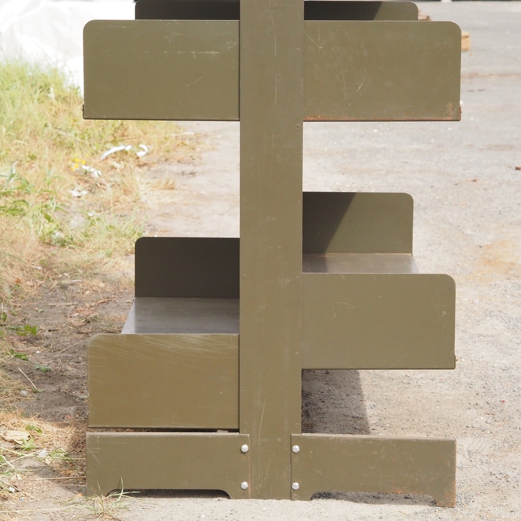 Wall book shelf by Moens (Snead) from 'Book Tower' by Henri Van de Velde (ca. 1936)