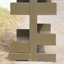 Wall book shelf by Moens (Snead) from 'Book Tower' by Henri Van de Velde (ca. 1936)