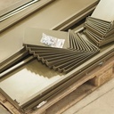 Double book shelf by Moens (SNEAD) from the 'Book Tower' by Henri Van de Velde - 12 shelves (210 x 86 cm)