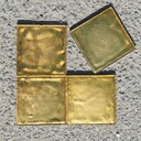 Handpainted glazed terracotta tile from the workshop of Agnès Emery (various sizes) - Only available in our physical shop
