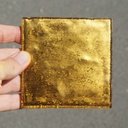 Box of 10 handmade wall tiles by Emery&Cie (10 x 10 cm) - Gold shiny