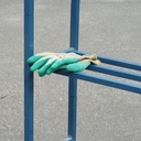 Workshop shelf in steel by Provost (4 modules) - Green/Grey