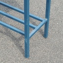 Workshop shelf in steel by Provost (4 modules) - Green/Grey
