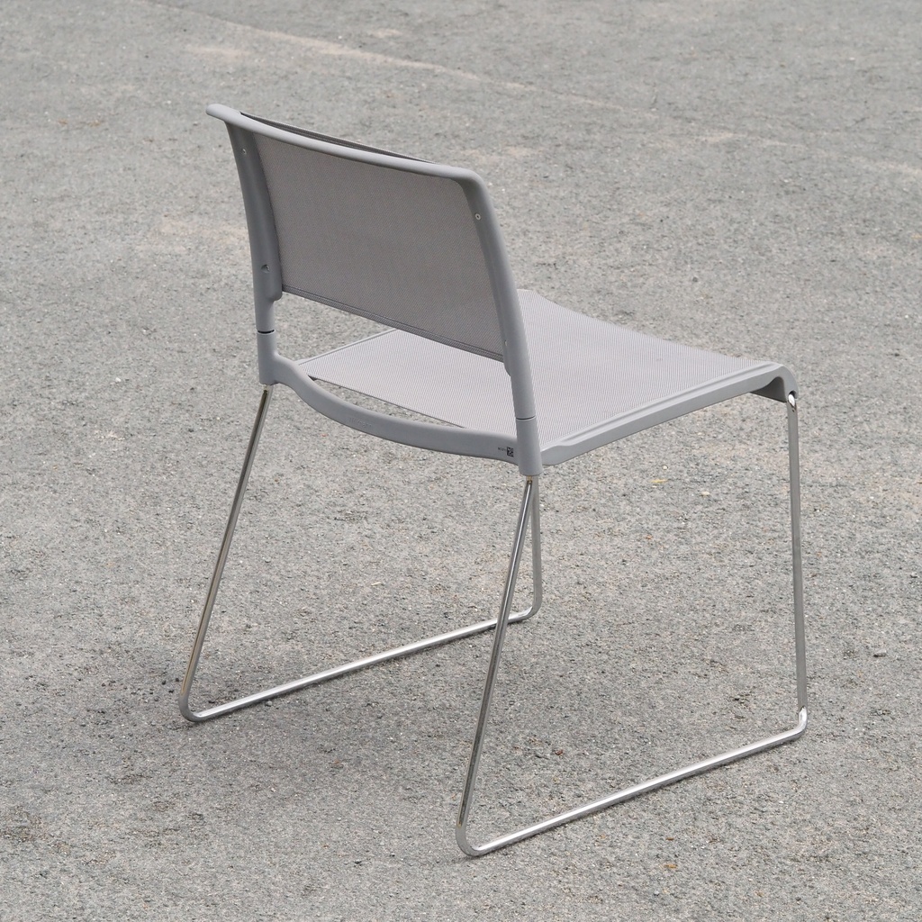 Swivel office chair 'FS 211/8' by Klaus Franck & Werner Sauer for Wilkhahn (ca. 1980) - Grey/Dark grey