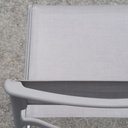 Swivel office chair 'FS 211/8' by Klaus Franck & Werner Sauer for Wilkhahn (ca. 1980) - Grey/Dark grey