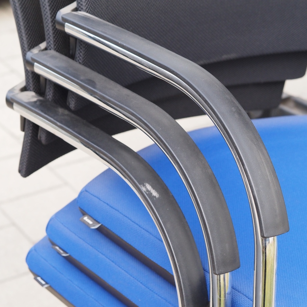 Swivel office chair 'FS 211/8' by Klaus Franck & Werner Sauer for Wilkhahn (ca. 1980) - Grey/Dark grey