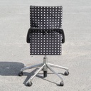 Swivel office chair 'FS 211/8' by Klaus Franck & Werner Sauer for Wilkhahn (ca. 1980) - Grey/Dark grey