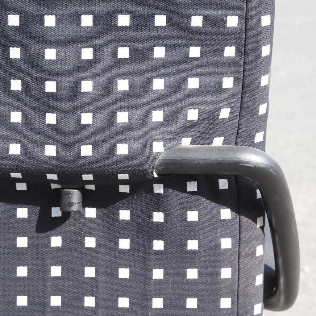 Swivel office chair 'FS 211/8' by Klaus Franck & Werner Sauer for Wilkhahn (ca. 1980) - Grey/Dark grey