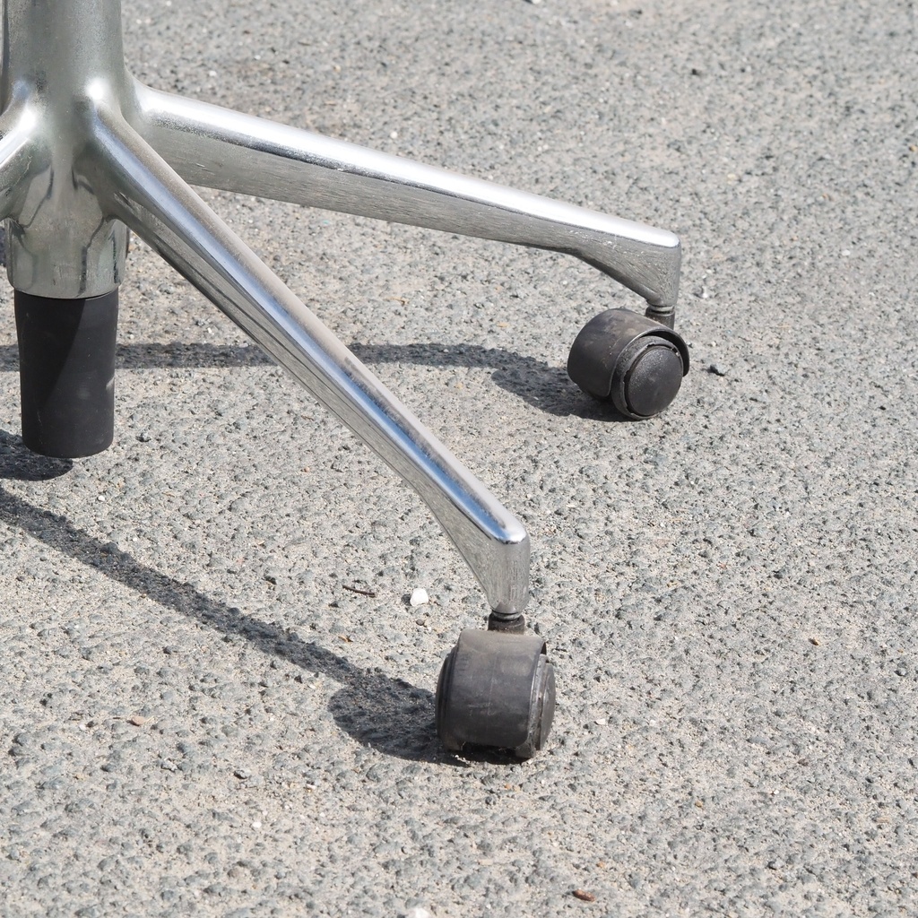 Swivel office chair 'FS 211/8' by Klaus Franck & Werner Sauer for Wilkhahn (ca. 1980) - Grey/Dark grey