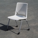 Swivel office chair 'FS 211/8' by Klaus Franck & Werner Sauer for Wilkhahn (ca. 1980) - Grey/Dark grey