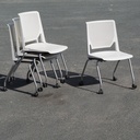 Swivel office chair 'FS 211/8' by Klaus Franck & Werner Sauer for Wilkhahn (ca. 1980) - Grey/Dark grey