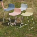Upholstered high stool 'Sola' by Martela (various colors/sizes)