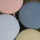 Upholstered stool by Z-Editions (various colors)