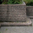 Pink granite curbstones (± 8 cm thick) - Sold per m2