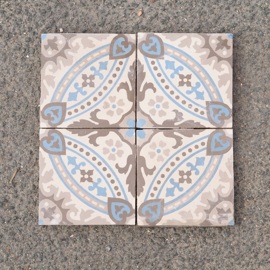 Ceramic tiles by Saint Ghislain (14 x 14 cm) - Sold per m2