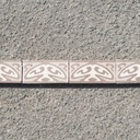 Reclaimed ceramic frieze (14,3 x 7 cm)