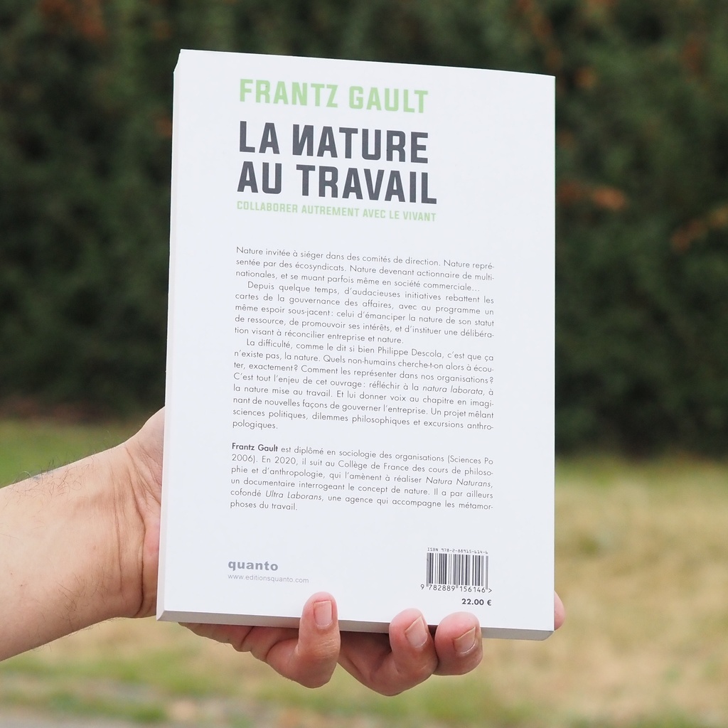 Book 'La nature au travail - Collaborer autrement avec le vivant' by FRANZ GAULT