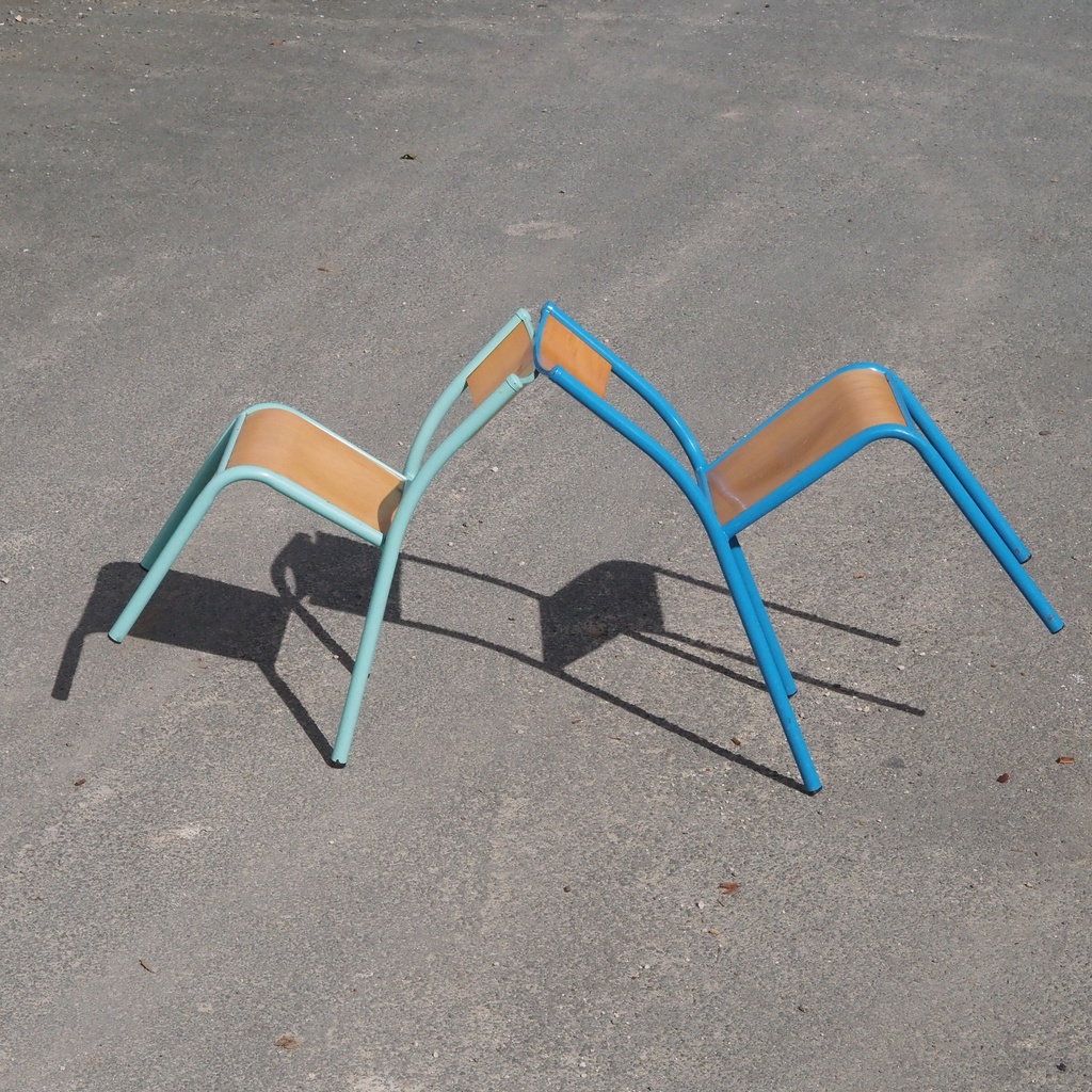 Stackable kids chair '510' by Mullca