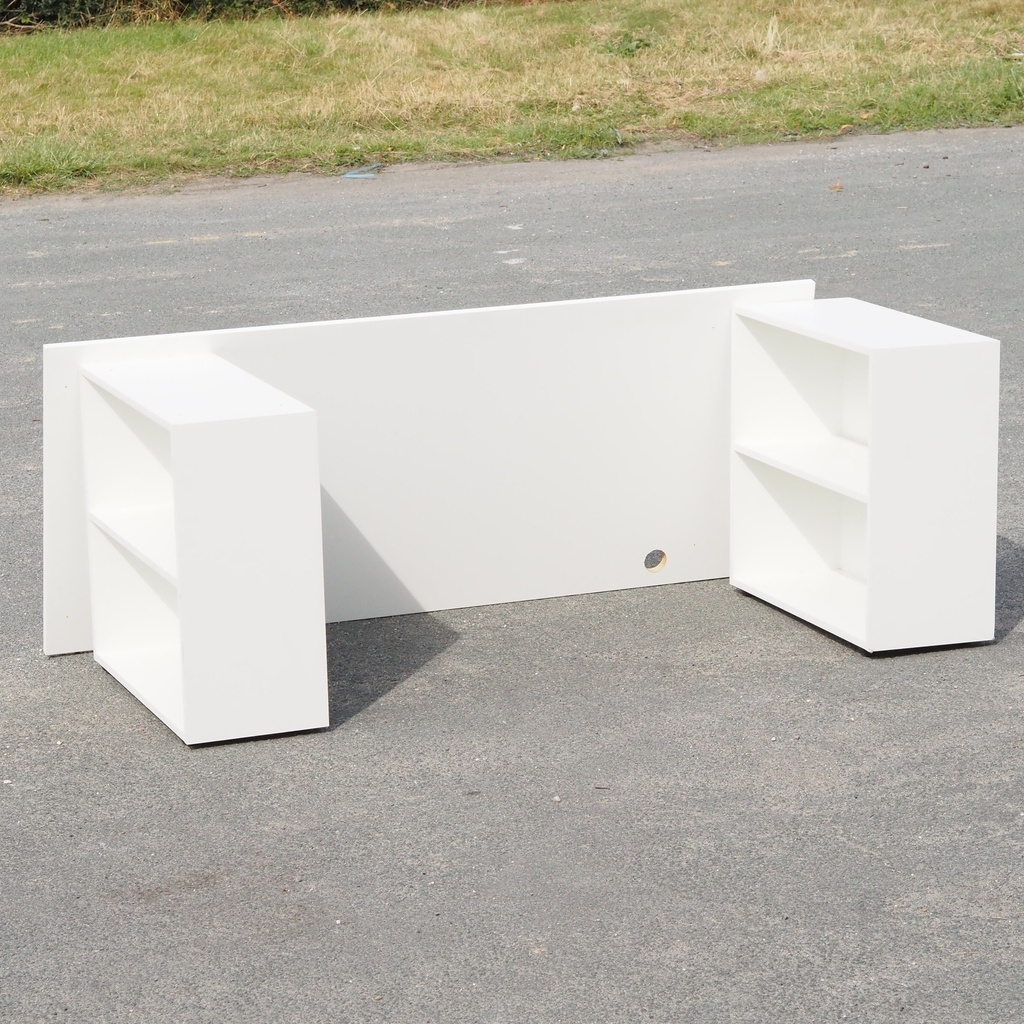 Office table with storage units (200 x 80 cm)