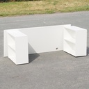 Office table with storage units (200 x 80 cm)