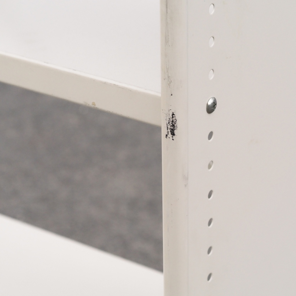 Shelf in green epoxy powder coated steel by Tixit (H. 200 x L. 126 x D. 30 cm)