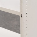 Shelf in green epoxy powder coated steel by Tixit (H. 200 x L. 126 x D. 30 cm)