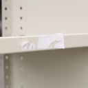Shelf in green epoxy powder coated steel by Tixit (H. 200 x L. 126 x D. 30 cm)