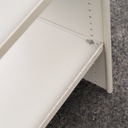 Shelf in green epoxy powder coated steel by Tixit (H. 200 x L. 126 x D. 30 cm)