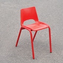 Stackable kids chair 'Brunswick' by Roger Bontemps - Red