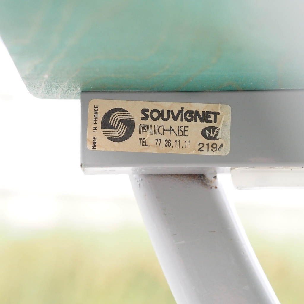 Stackable chair 'Elodie' by Souvignet