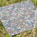 Handpainted glazed terracotta tile from the workshop of Agnès Emery (various sizes) - Only available in our physical shop